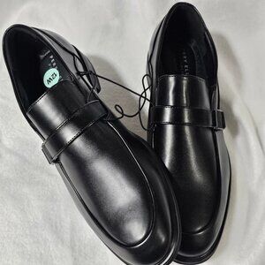 Perry Ellis Portfolio Ultra Foam Dress Shoes Loafer Slip On Black Mens Size 12